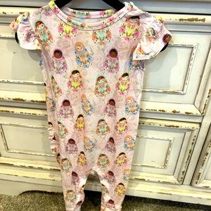 Posh Peanut Matryoshka romper 9/12 months